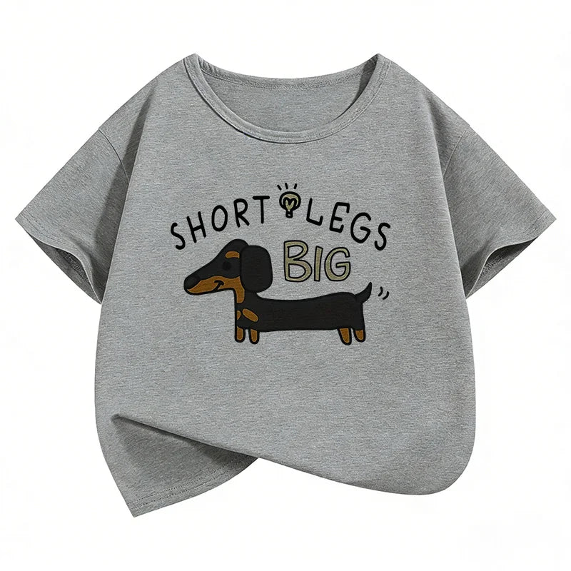 Dachshund Kids T-Shirt™ | Cute Cartoon Dog Tee for Boys & Girls