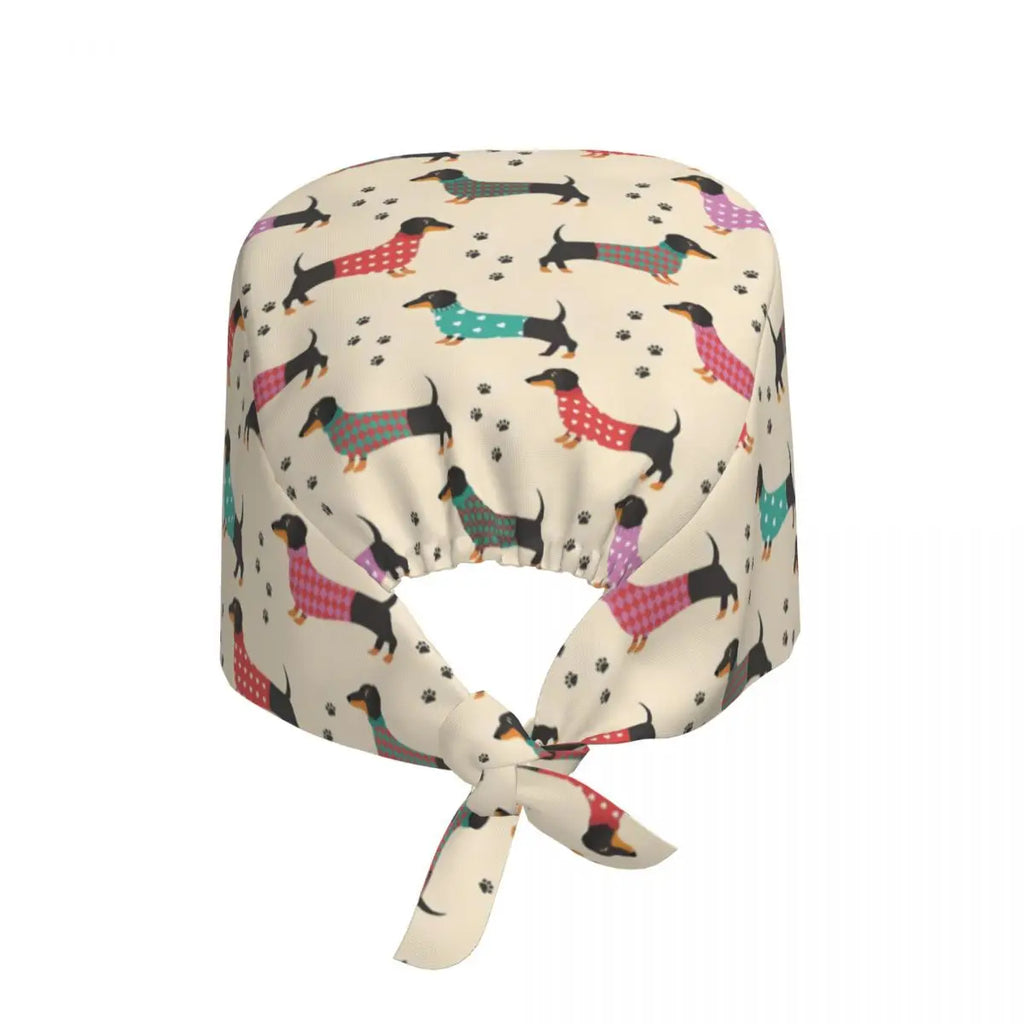 Dachshund Scrub Cap™ | Breathable Surgical & Work Hat for Dog Lovers