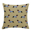 Creative Cute Dog Pillowcase Decorative Animal Cushion Cover Cartoon Dachshund Throw Pillow Cover 45cmx45cm For Car Sofa Home
