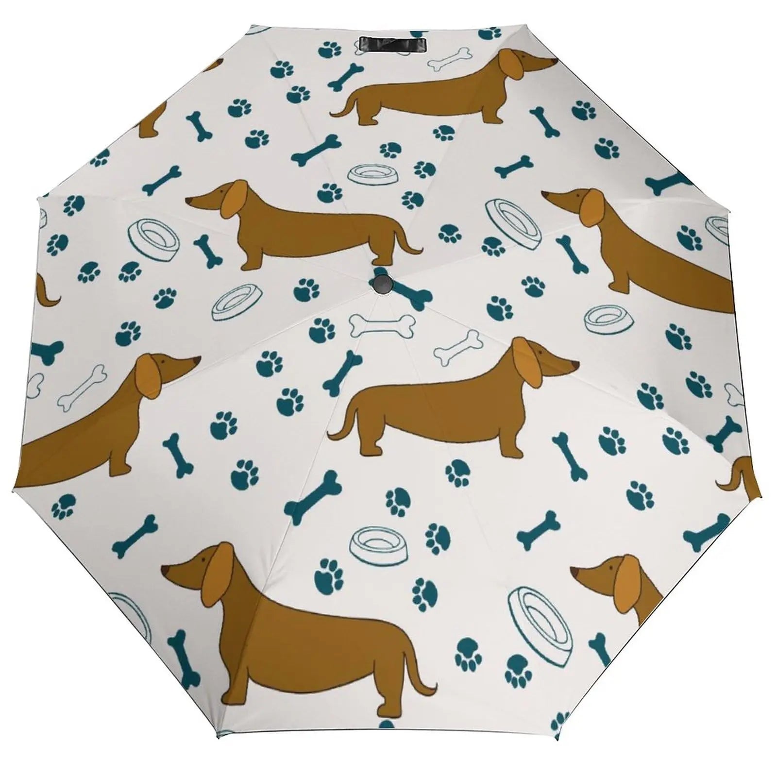 Dachshund Folding Umbrella – Lightweight Windproof Travel Umbrella for Dachshund Lovers