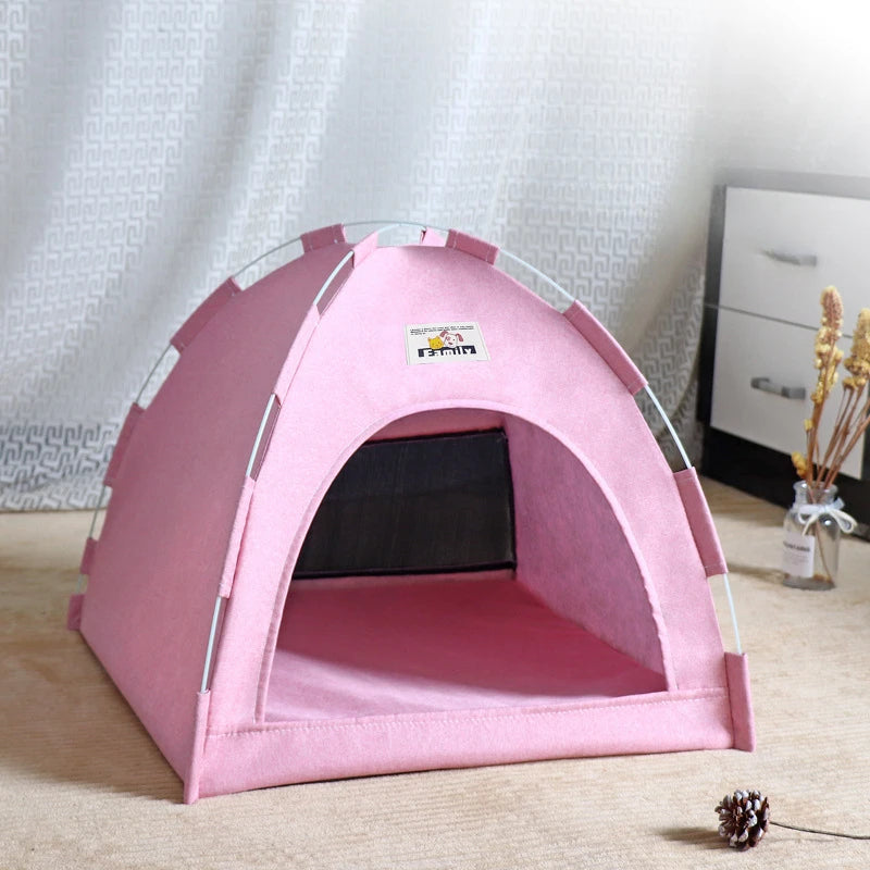 Dachshund Travel Den™ – Foldable Cozy Tent Bed for Home & Adventures