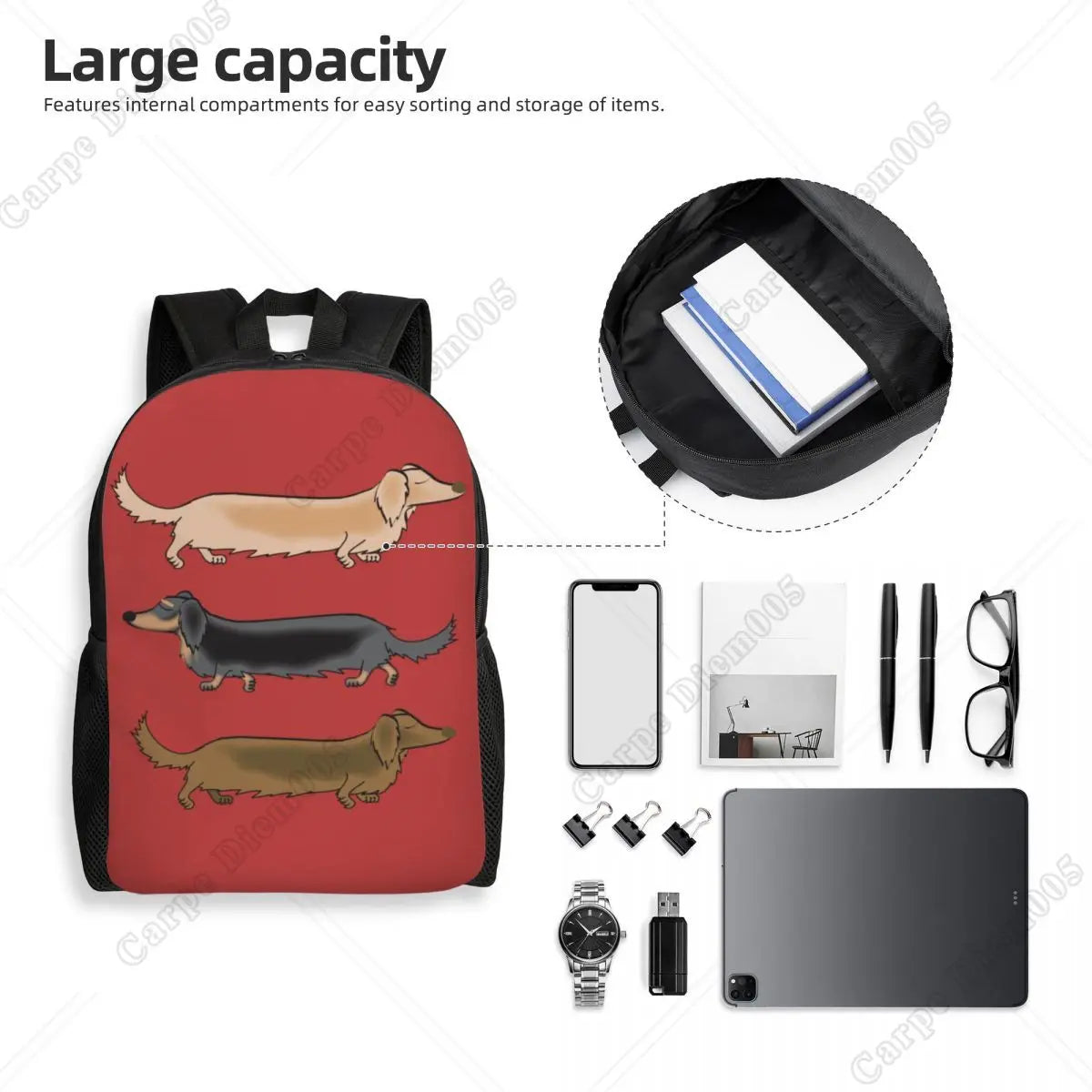 DoxiePack™ Backpack | The Ultimate Backpack for Dachshund Lovers