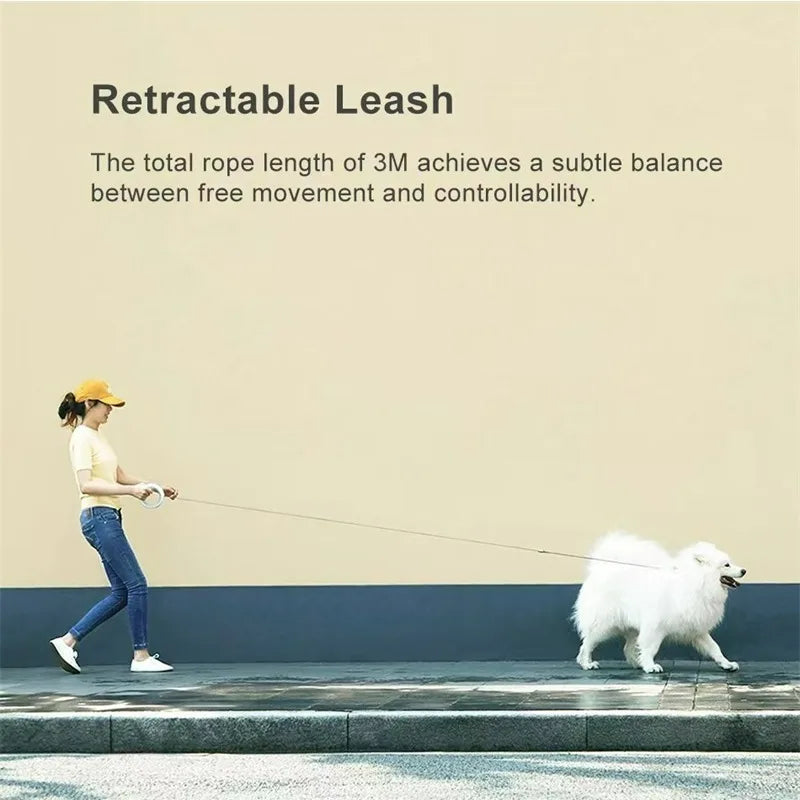 Dachshund UFO Retractable Leash™ | 3M Freedom & One-Touch Control