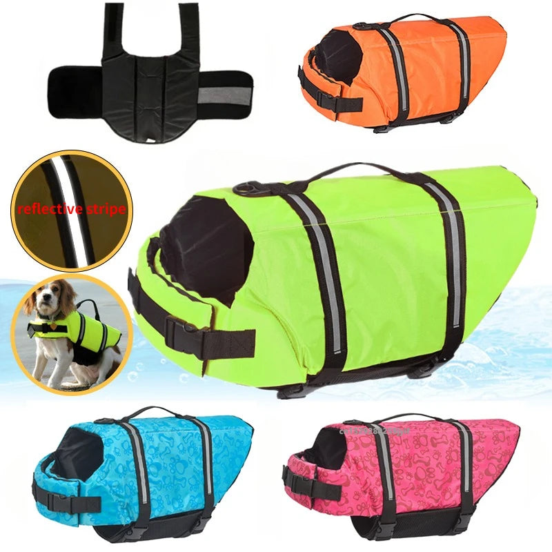 Reflective Dachshund Dog Life Jacket – Premium Swimming Vest with Rescue Handle for Safe Water Adventures