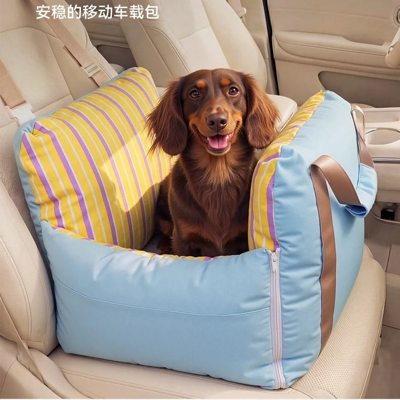 DachshundNest™ – Cozy Travel Car Seat & Carrier for Safe and Comfortable Adventures