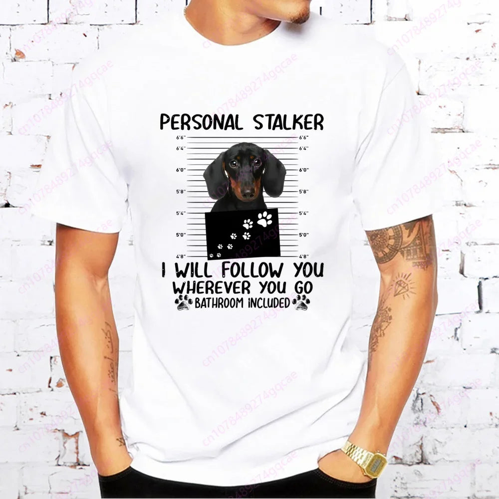 Dachshund Men’s Casual Tee™ | Funny Sausage Dog Printed T-Shirt