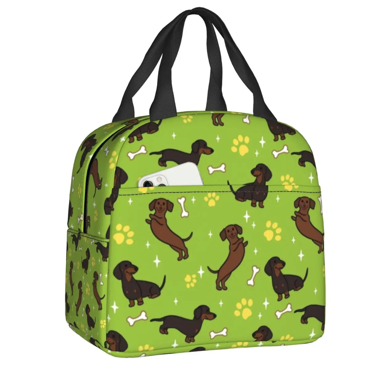 DoxieLunch™ Insulated Lunch Tote – The Perfect Lunch Bag for Dachshund Lovers