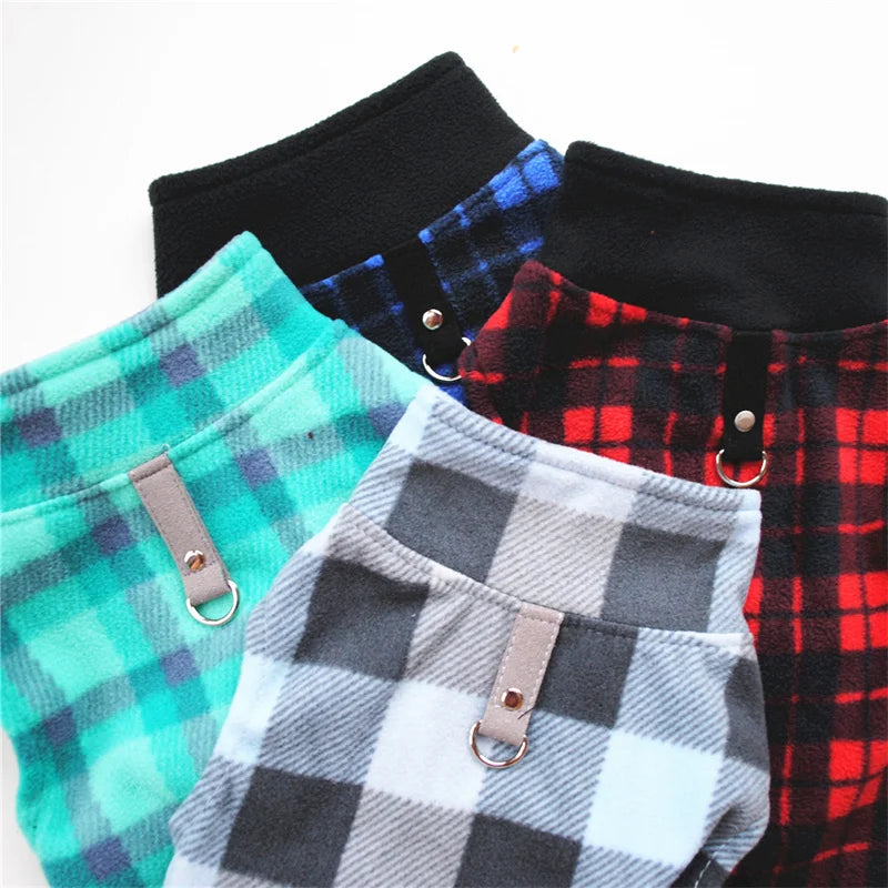 Dachshund Adventure Hoodie™ | Premium Plaid Fleece Hoodie with D-Ring for Stylish Everyday Walks