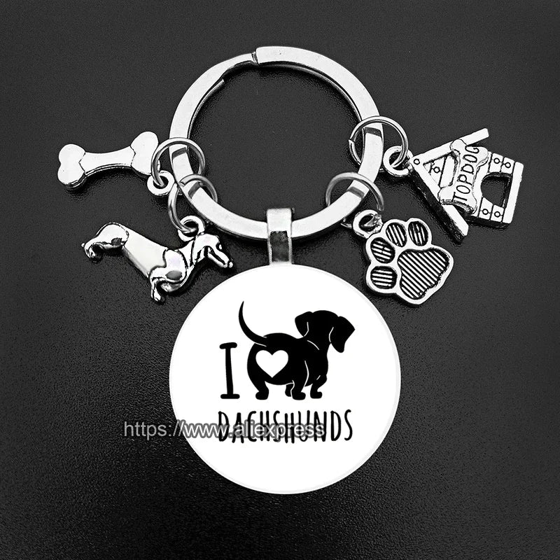 I Love My Dachshund™ Keychain – The Perfect Everyday Gift for Sausage Dog Lovers