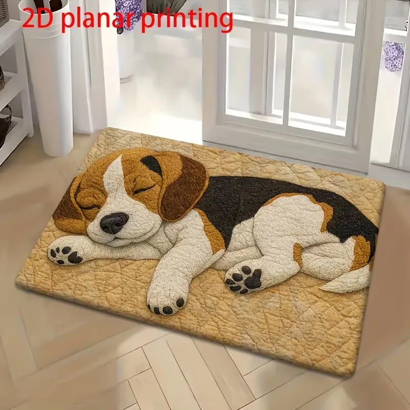 Colorful Dachshund Welcome Doormat | Cute Non-Slip Entrance Rug for Dog Lovers