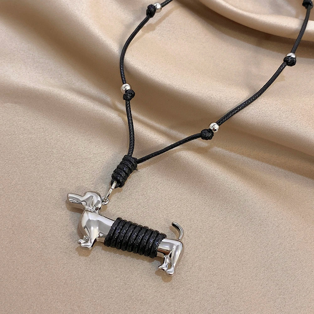 Dachshund Love Necklace™ – Elegant Sausage Dog Pendant for True Dachshund Lovers