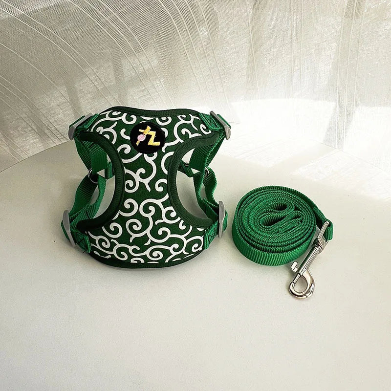 Dachshund Sakura Harness Set™ | Elegant Japanese-Inspired Comfort & Style