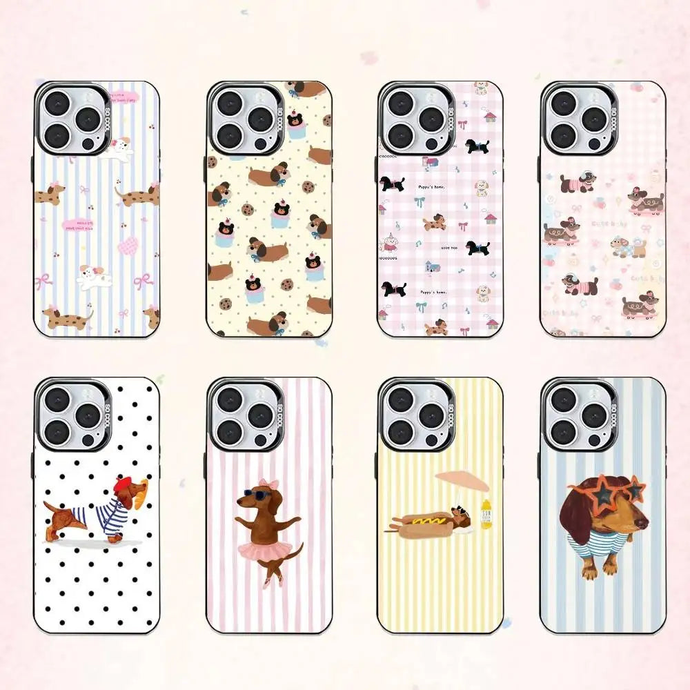 Doxie Luxe™ iPhone Case – Elegant Dachshund Phone Case for Doxie Lovers