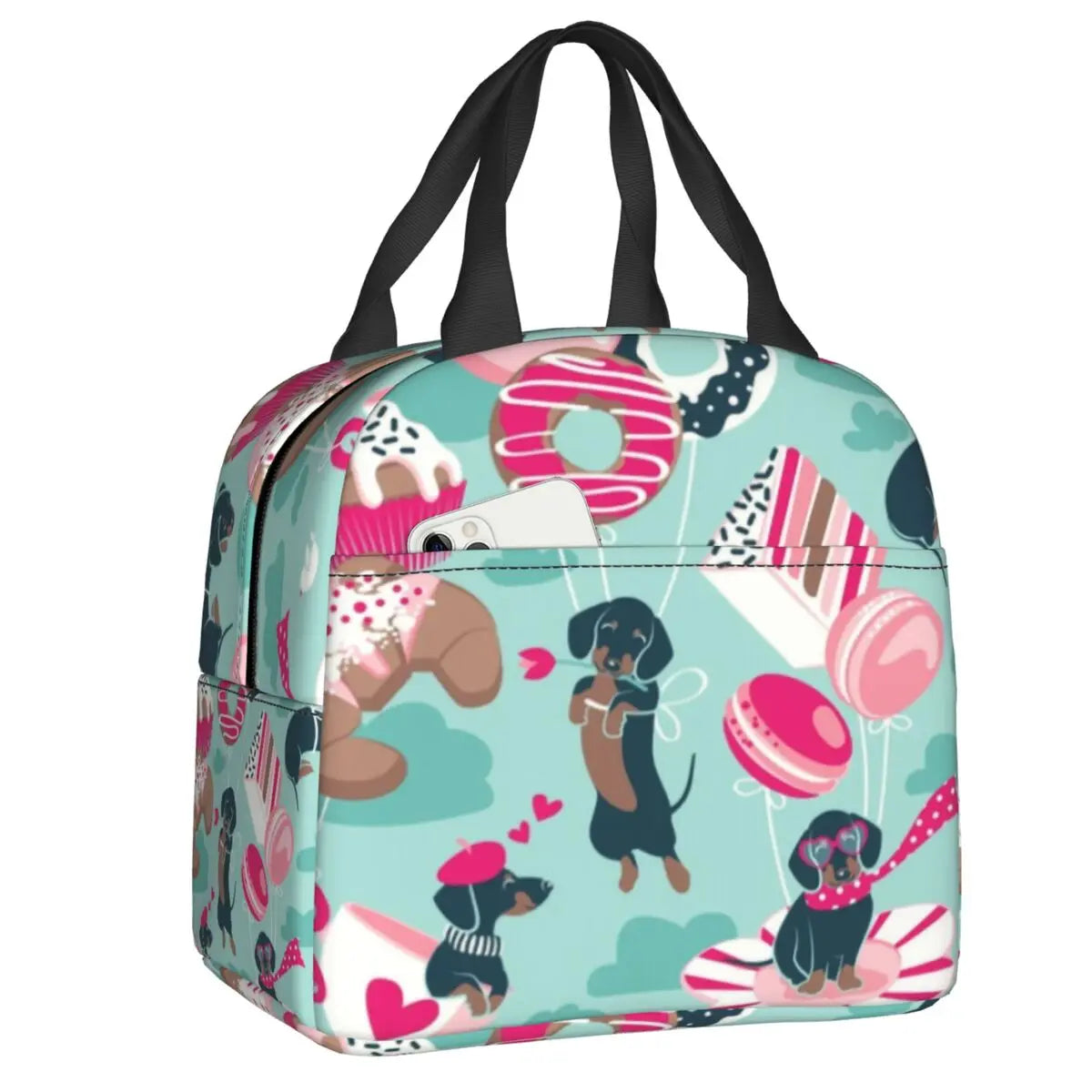 DoxieLunch™ Insulated Lunch Tote – The Perfect Lunch Bag for Dachshund Lovers