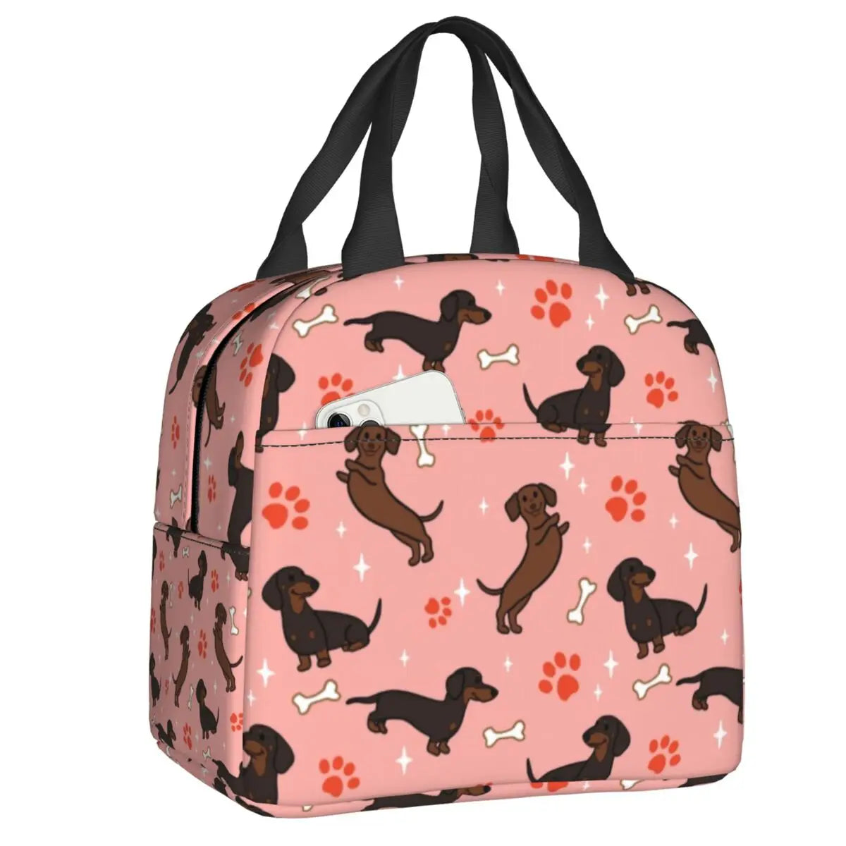 DoxieLunch™ Insulated Lunch Tote – The Perfect Lunch Bag for Dachshund Lovers