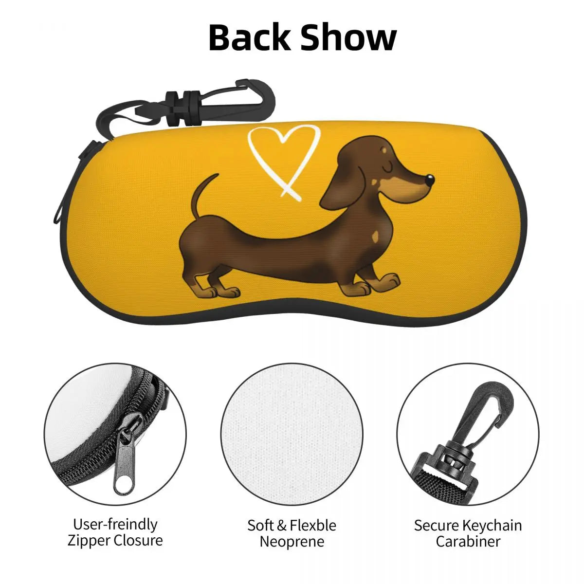 Dachshund Glasses Case™ | Protective Eyewear Pouch for Sausage Dog Lovers