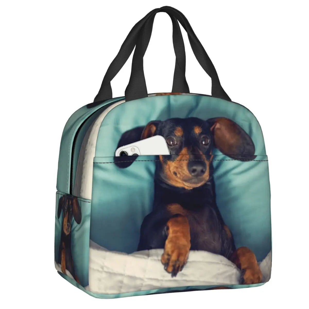 DoxieLunch™ Insulated Lunch Tote – The Perfect Lunch Bag for Dachshund Lovers