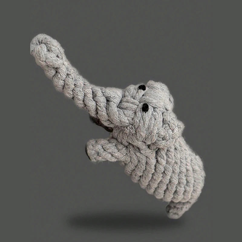Dachshund Rope Chew Toy – Tough Cotton Tug Toy for Healthy Teeth