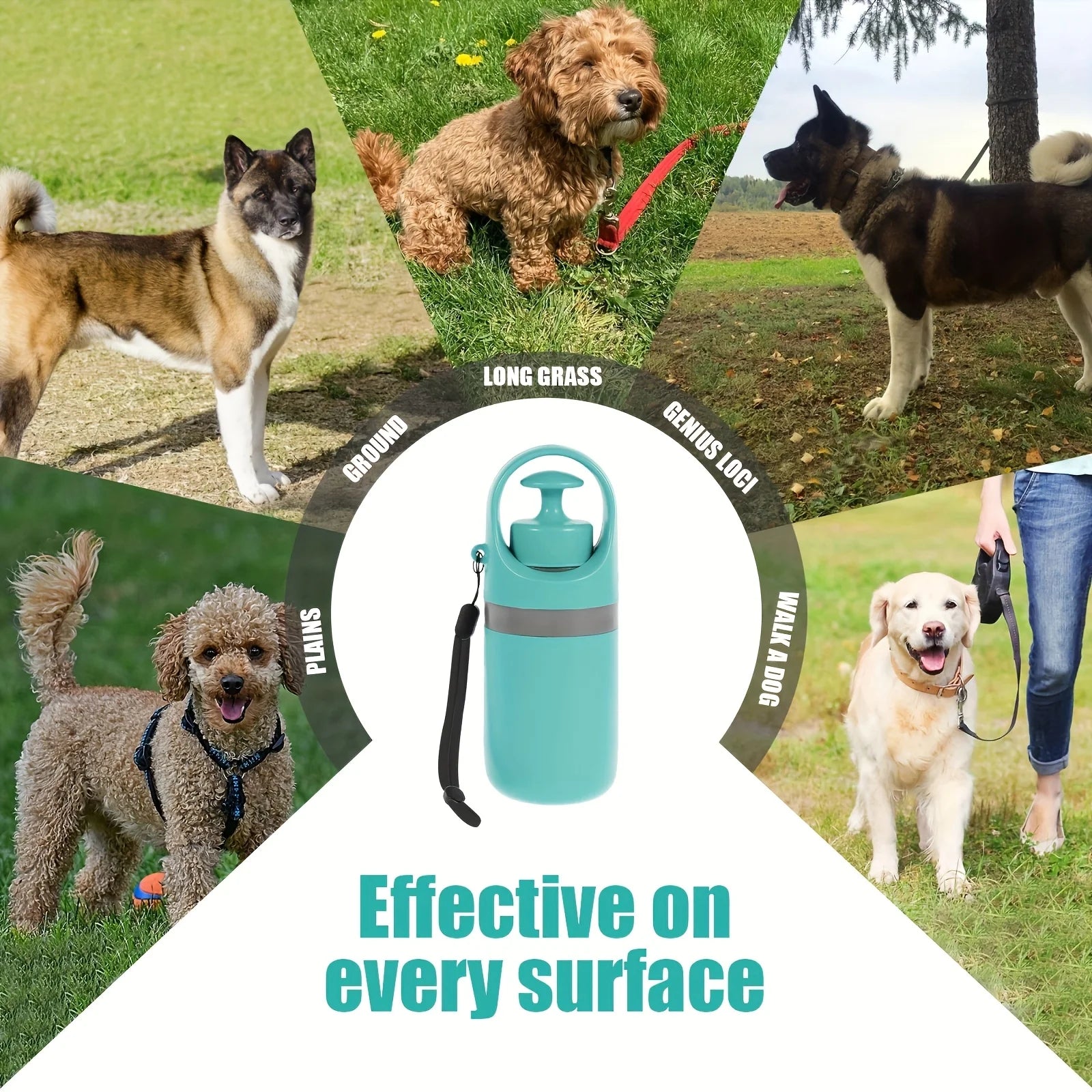 Dachshund CleanWalk™ – Hands-Free Pooper Scooper with Built-In Bag Dispenser