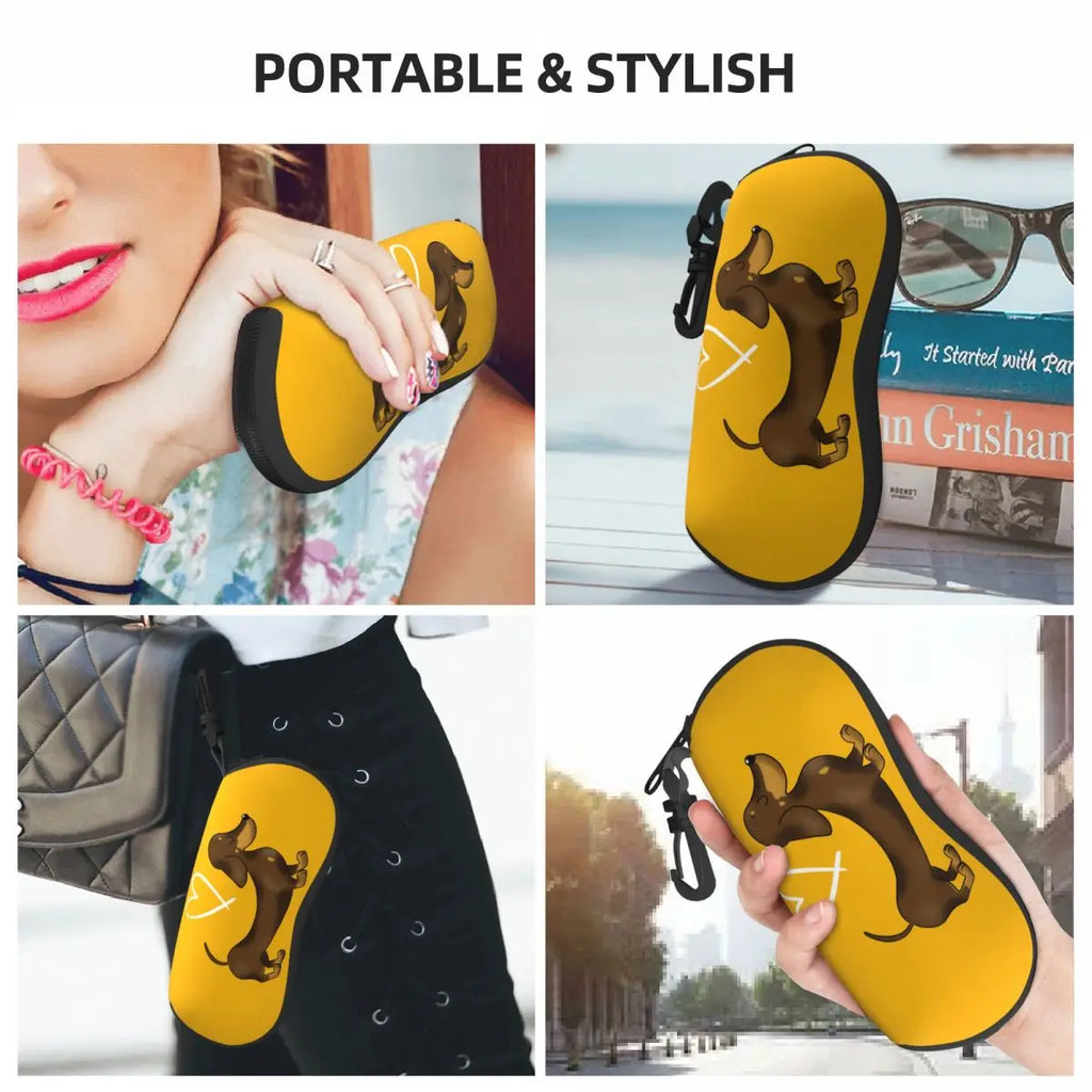 Dachshund Glasses Case™ | Protective Eyewear Pouch for Sausage Dog Lovers