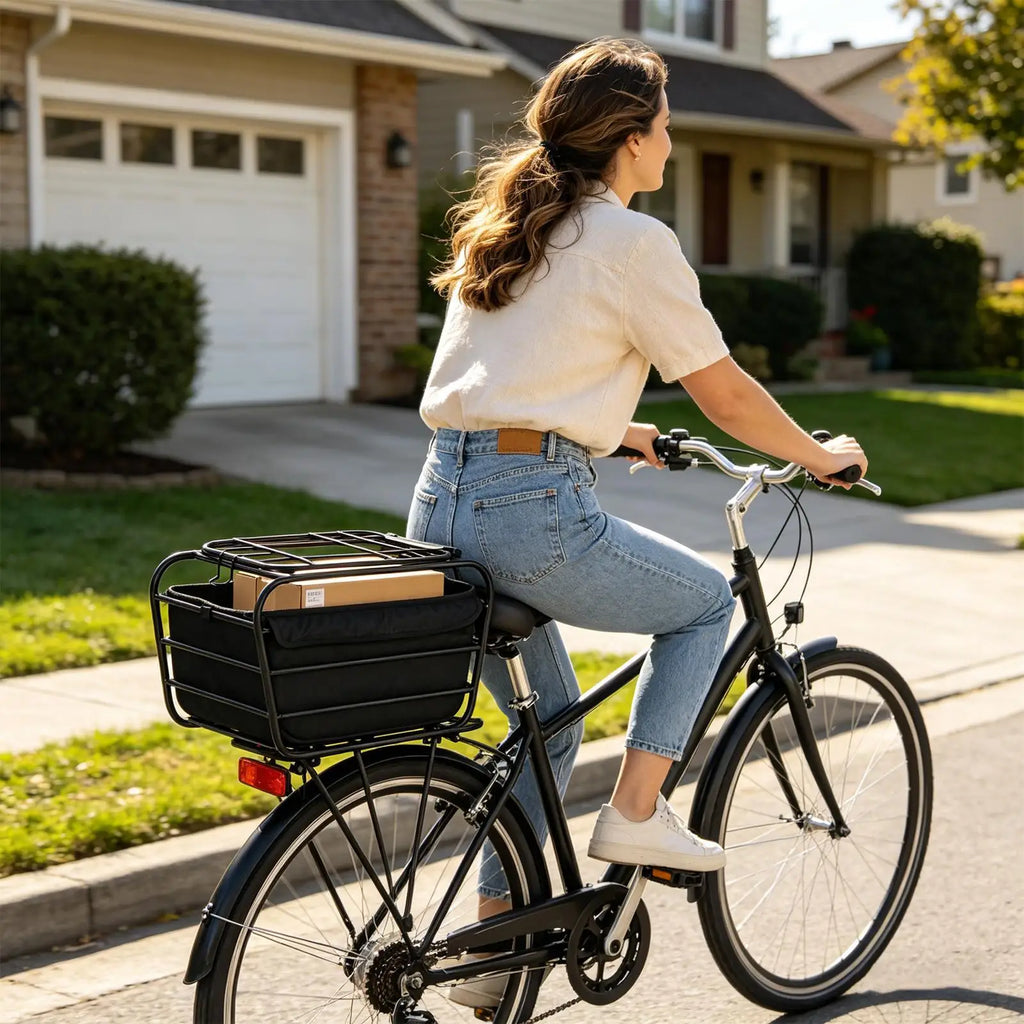 RideRack™ for Dachshunds – Secure Rear Bike Basket for Safe Cycling Adventures