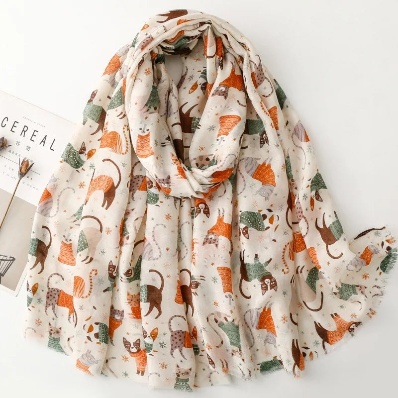 Dachshund Elegance Scarf™ – Luxury Sausage Dog Shawl for Stylish Dachshund Lovers