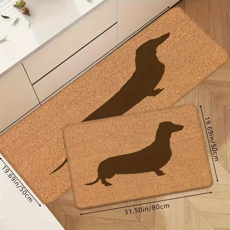 Dachshund Kitchen Runner Rug – Non-Slip Floor Mat for Entryway, Hallway & Home Decor