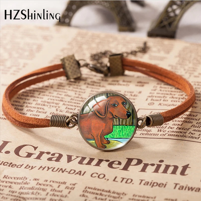 Doxie Charm™ Bracelet | Elegant Dachshund Bracelet for Dog Lovers