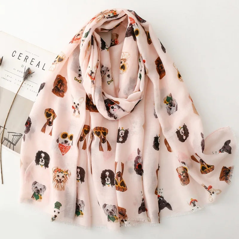 Dachshund Elegance Scarf™ – Luxury Sausage Dog Shawl for Stylish Dachshund Lovers