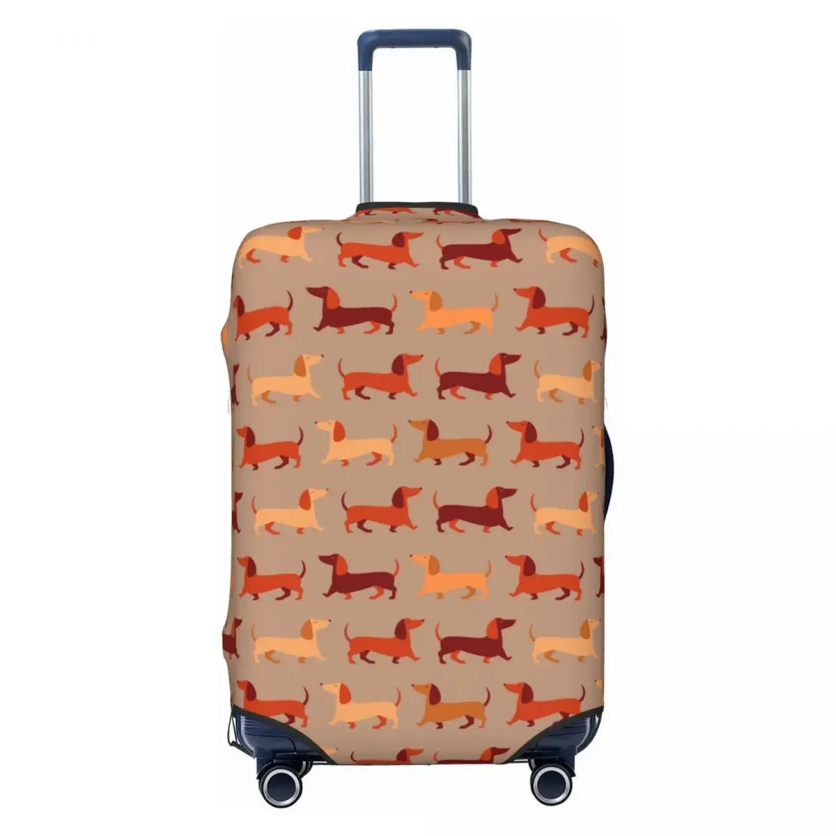 Dachshund Adventure™ Suitcase Cover – Travel the World with Your Favorite Breed
