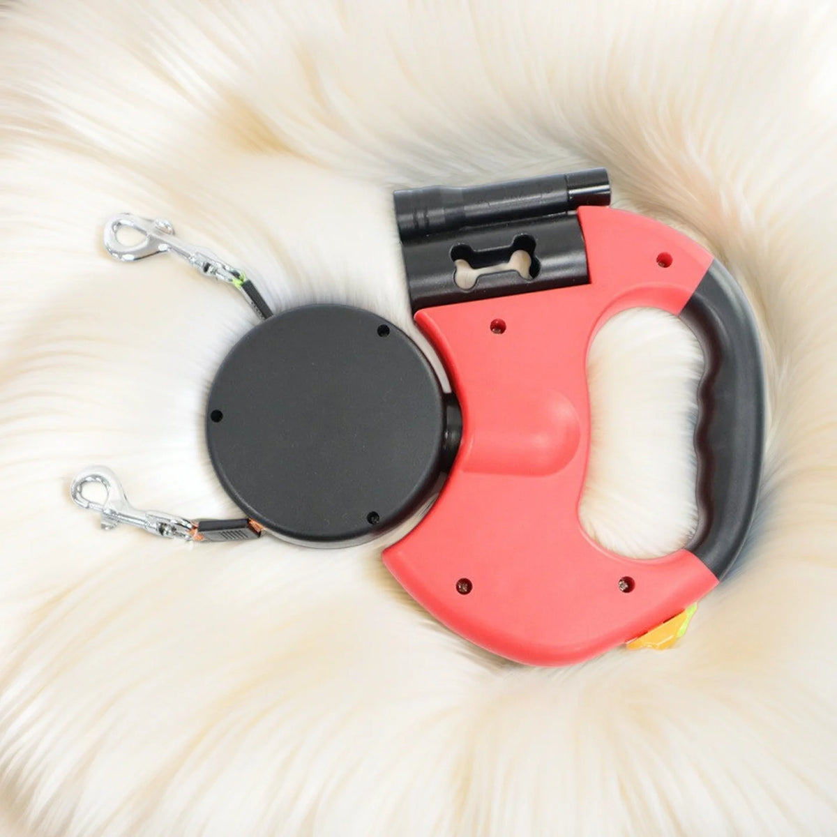 Dachshund Dual LED Leash™ | Tangle-Free Control for Two Dachshunds