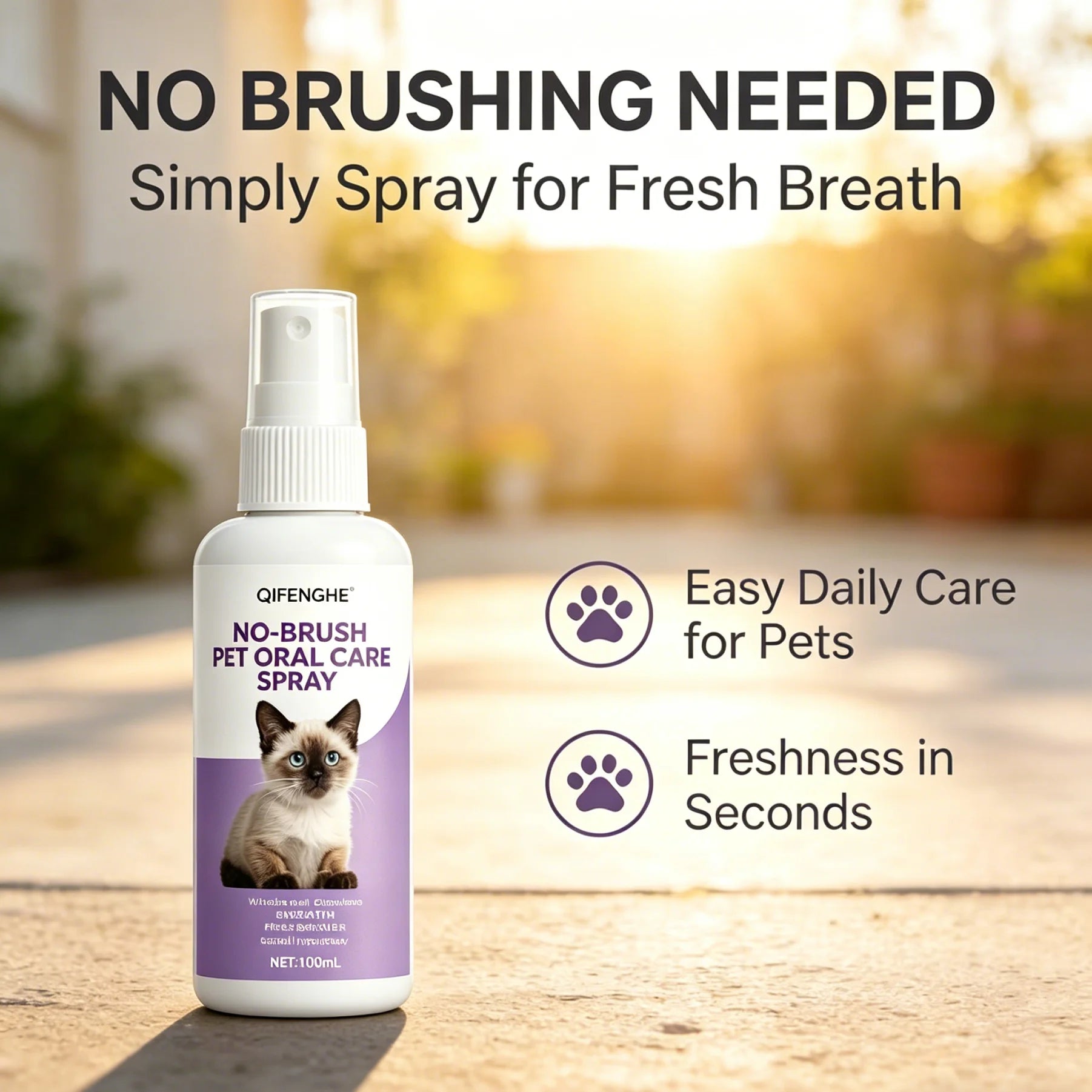 Dachshund Fresh Breath Spray™ | No Brushing Needed for Cleaner Breath & Daily Oral Care