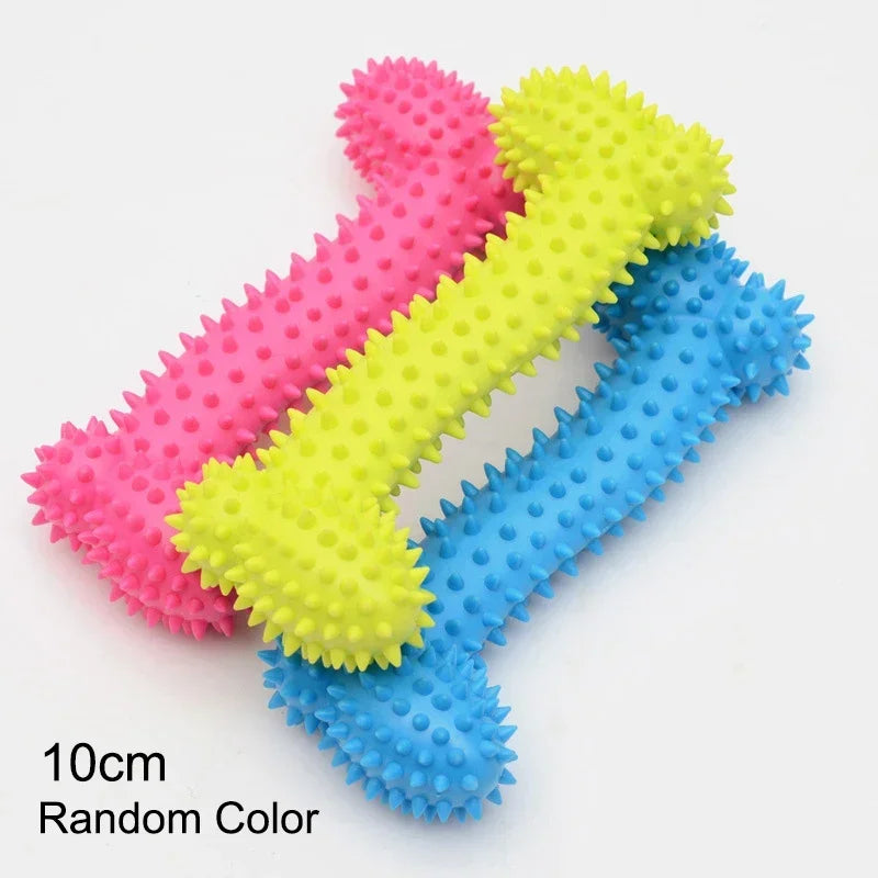 Dog Toys For Small Dogs Indestructible DSpikyChew™ for Dachshunds – Durable Squeaky Dental Chew Toy for Healthy Teeth & Active Playog Toy Teeth Cleaning Chew Training Toys Pet Supplies