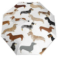 Dachshund Folding Umbrella – Lightweight Windproof Travel Umbrella for Dachshund Lovers