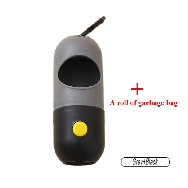 LED Poop Bag Dispenser for Dachshunds | Portable Waste Bag Holder with Built-in Light