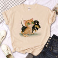Vintage Dachshund Graphic T-Shirt for Women | Soft Casual Tee for Sausage Dog Lovers