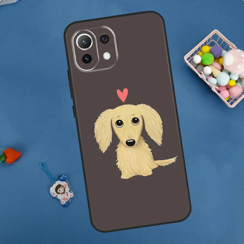 Dachshund Xiaomi Phone Case – Shockproof Soft TPU Cover for Dachshund Lovers