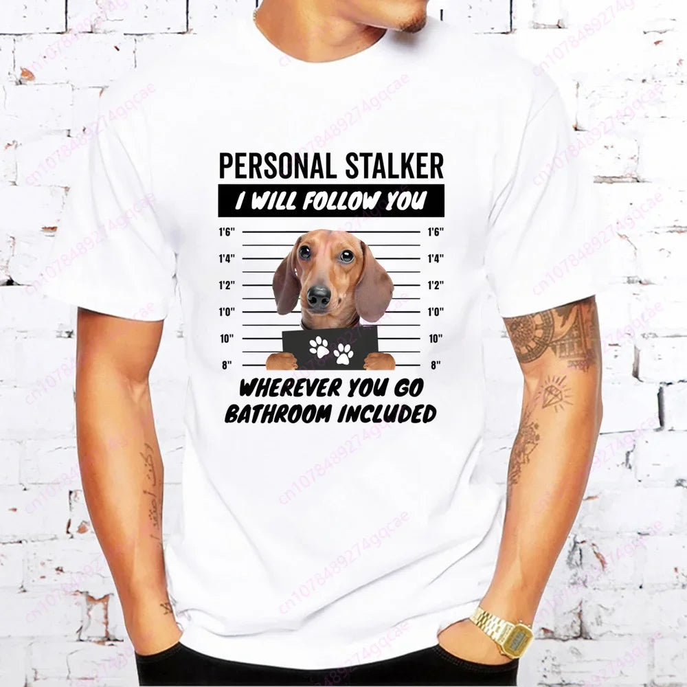 Dachshund Men’s Casual Tee™ | Funny Sausage Dog Printed T-Shirt