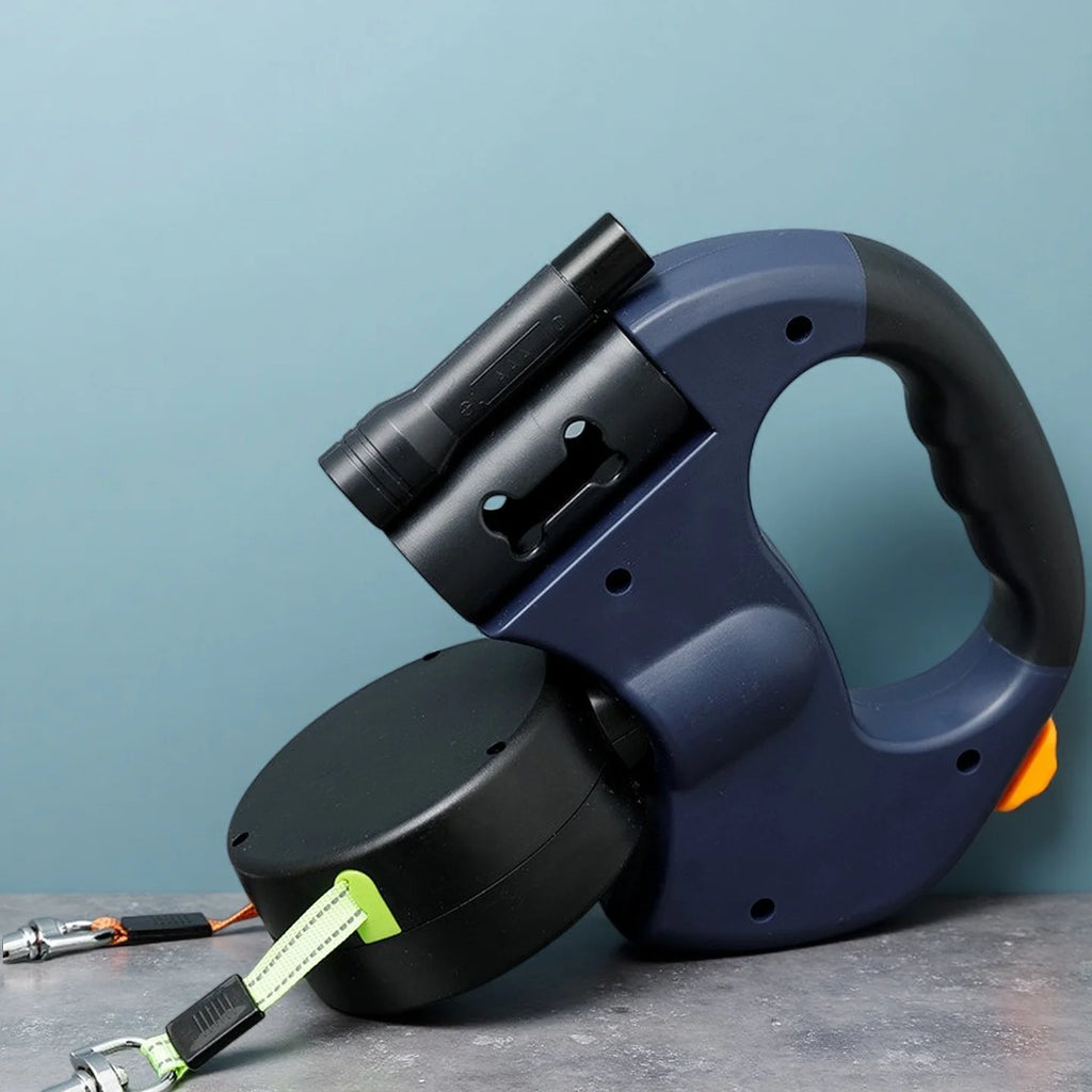 Dachshund Dual LED Leash™ | Tangle-Free Control for Two Dachshunds