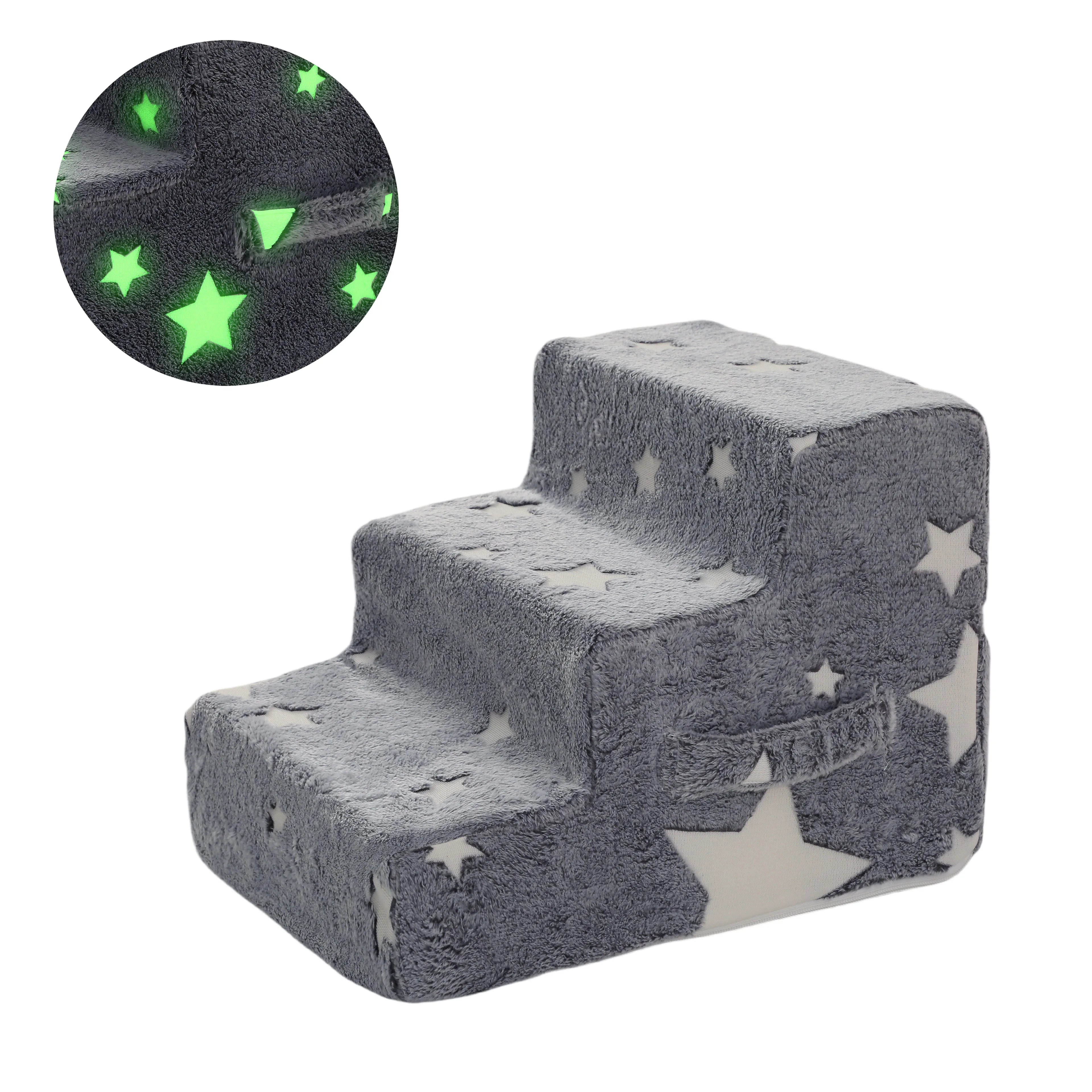 Orthopedic Foam Dog Stairs for Dachshunds | Soft Pet Steps for Beds, Sofas & Easy Joint Support
