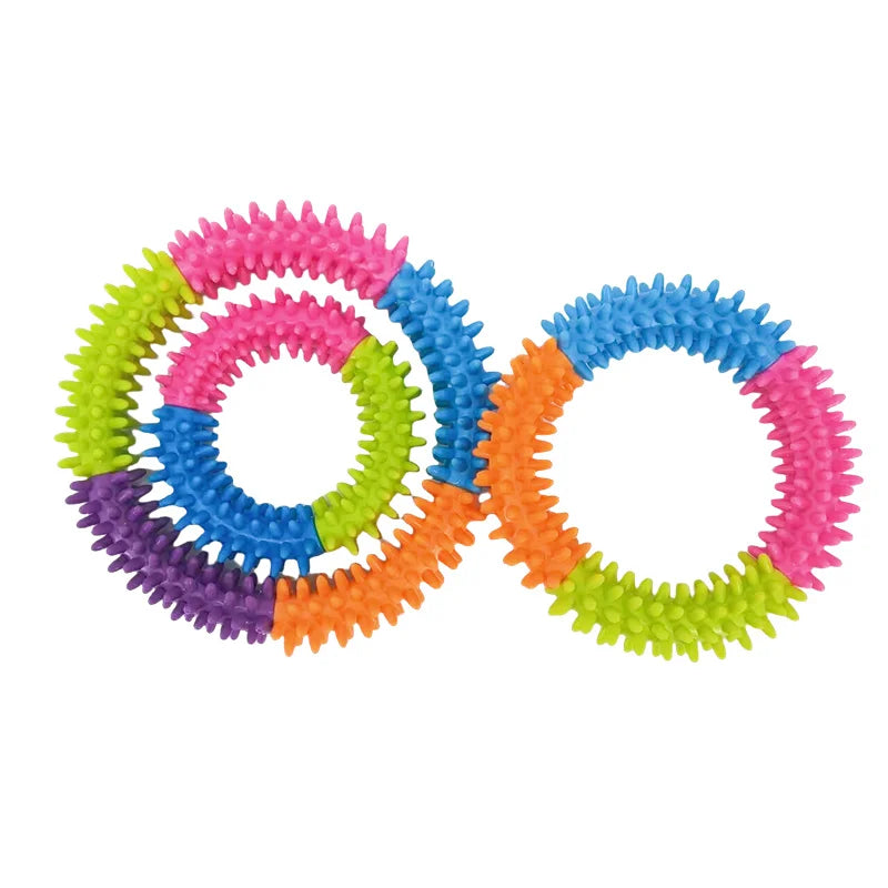 Dachshund Chew Ring Toy – Interactive Flying Disc & Dental Cleaning Toy for Happy Sausage Dogs