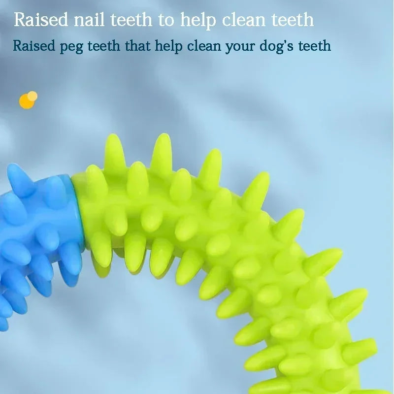 Dachshund Chew Ring Toy – Interactive Flying Disc & Dental Cleaning Toy for Happy Sausage Dogs