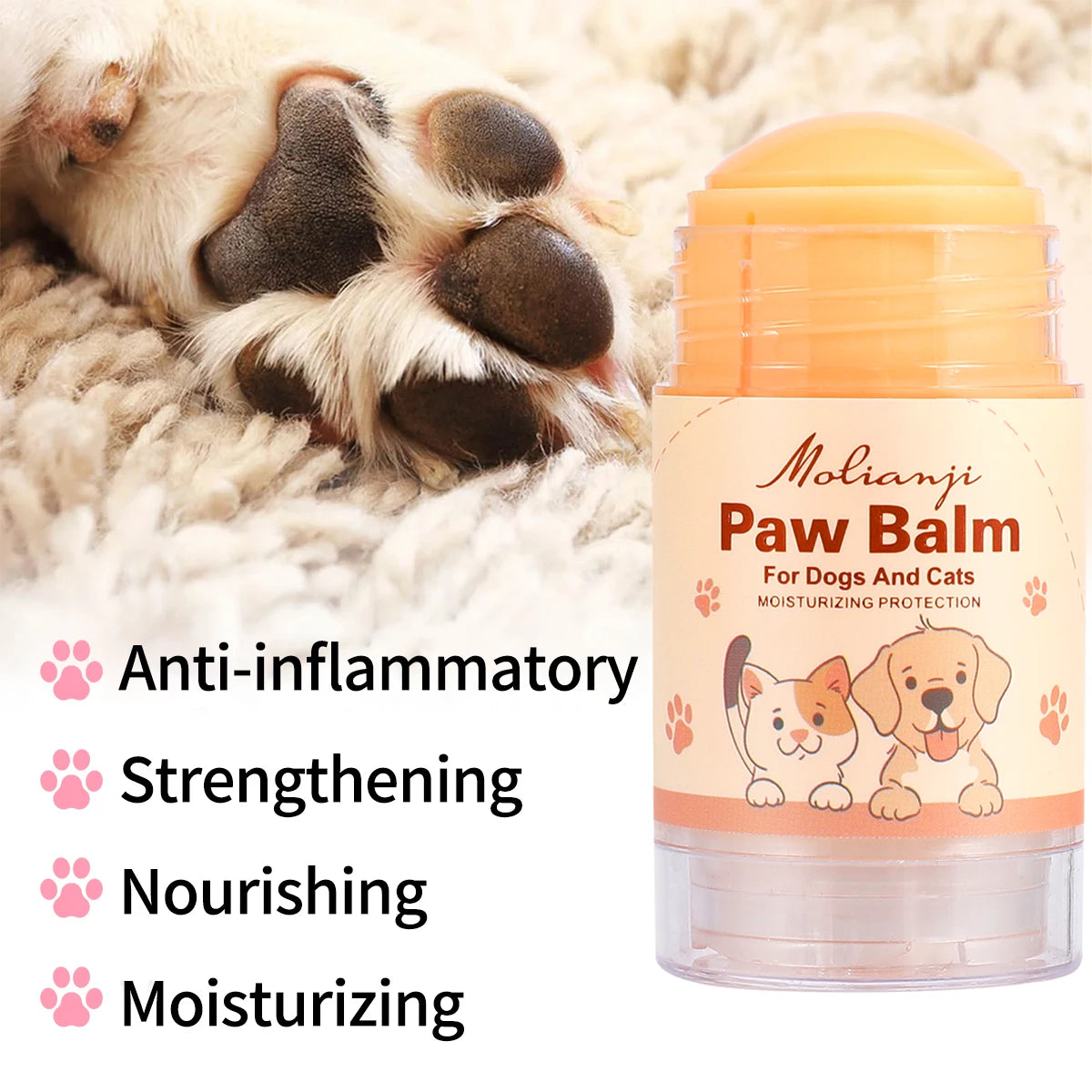 Dachshund Paw & Nose Balm™ – Deep Moisturizing Protection for Soft Paws and Healthy Noses