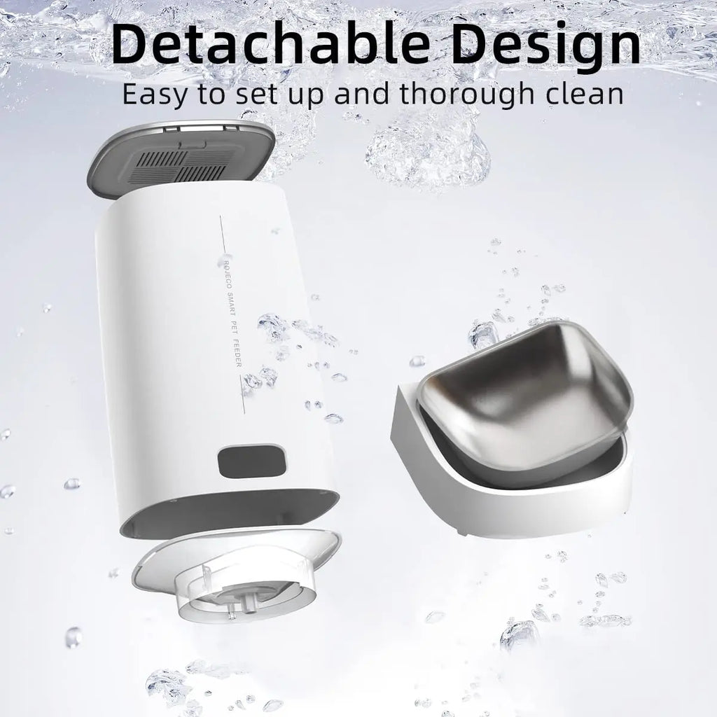 Smart WiFi Automatic Dog Feeder for Dachshunds | App-Controlled Timed Food Dispenser