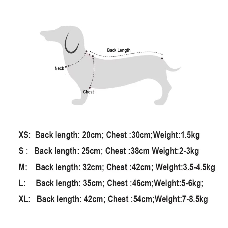 Dachshund Fleece Dog Hoodie – Warm Winter Sweatshirt