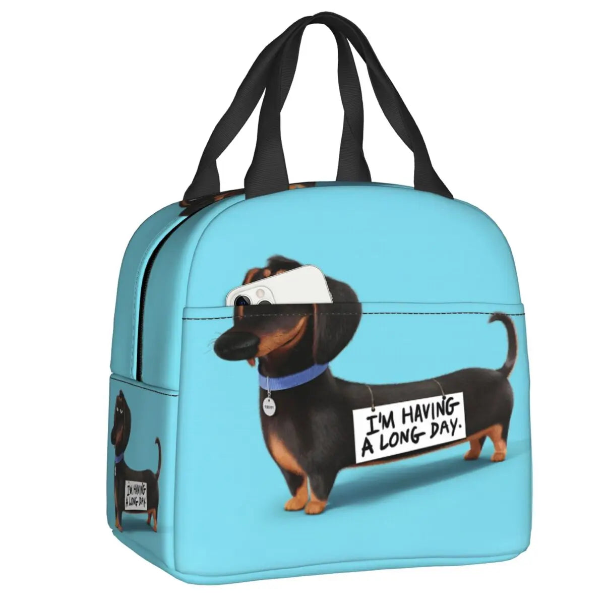 DoxieLunch™ Insulated Lunch Tote – The Perfect Lunch Bag for Dachshund Lovers
