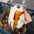DoxieSip™ Insulated Travel Mug – The Perfect Coffee Tumbler for Dachshund Lovers