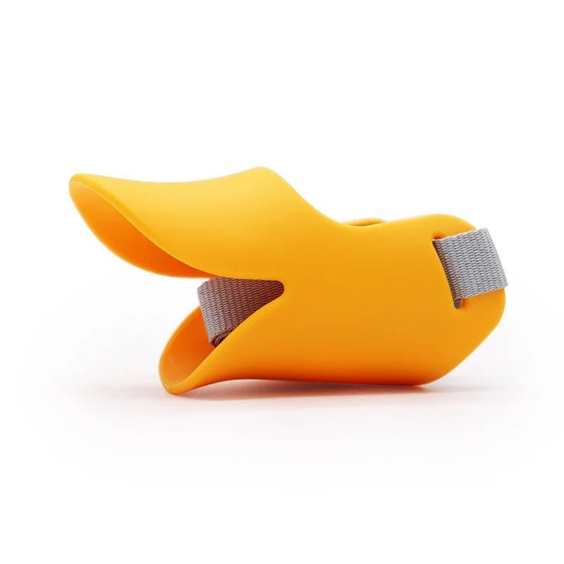 Duck Muzzle for Dachshunds – Adjustable Soft Silicone Anti-Bite & Anti-Barking Dog Muzzle