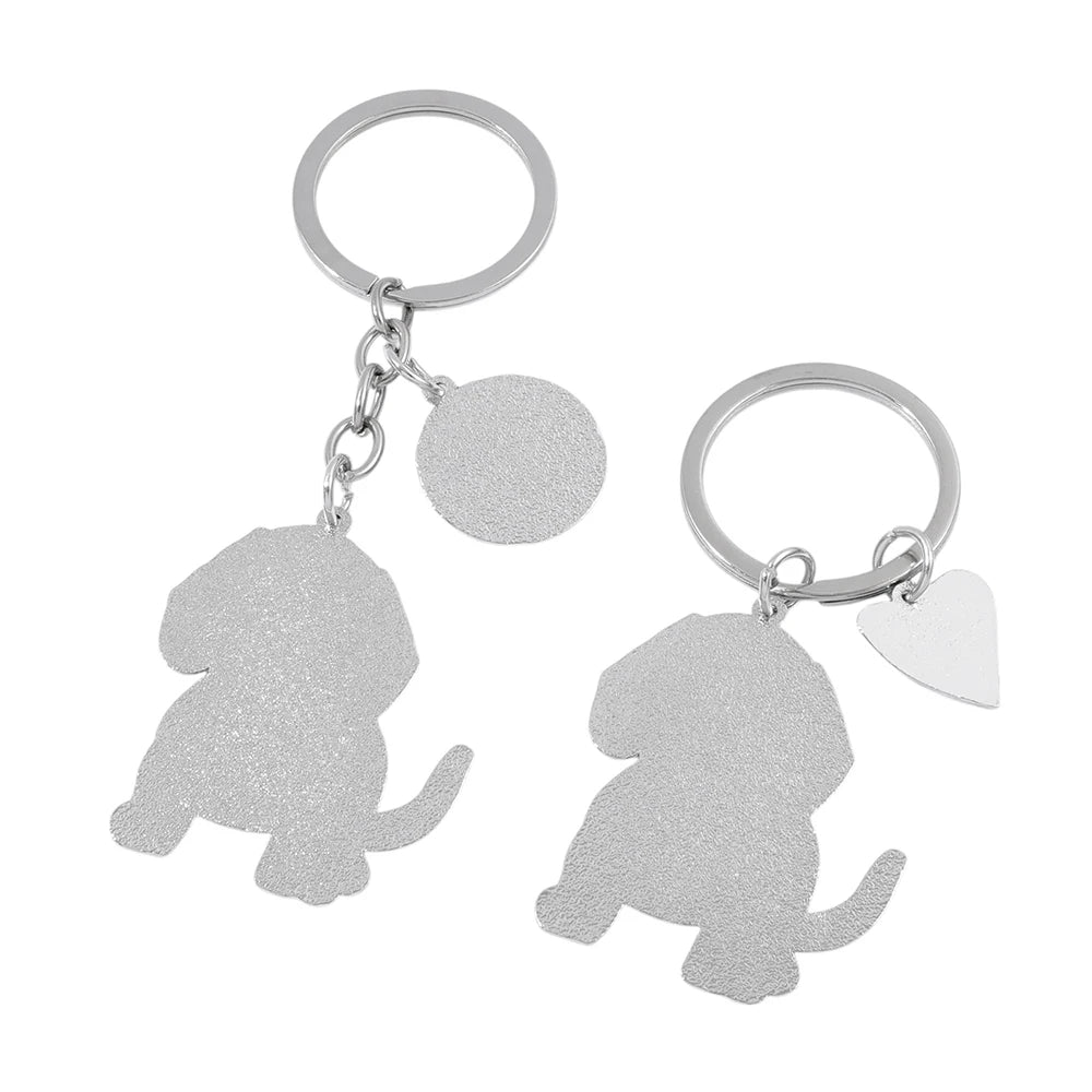Dachshund Metal Keychain | Premium Dog Lover Key Ring & Bag Charm