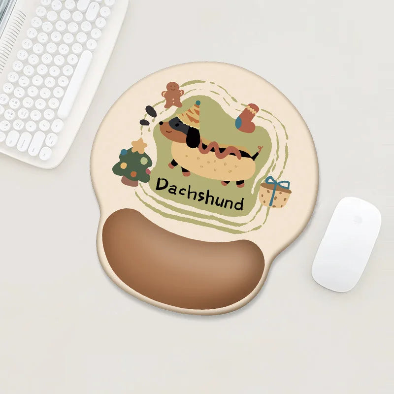 Dachshund Ergonomic Mouse Pad™ | Wrist Support Desk Mat for Sausage Dog Lovers